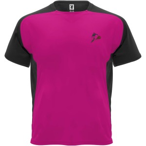 Bugatti rvid ujj uniszex sportpl, fuchsia, solid black (T-shirt, pl, kevertszlas, mszlas)