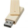 Rotate bambusz pendrive, 16GB, natr