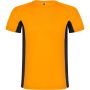 Shanghai rvid ujj gyerek sportpl, fluor orange, solid black